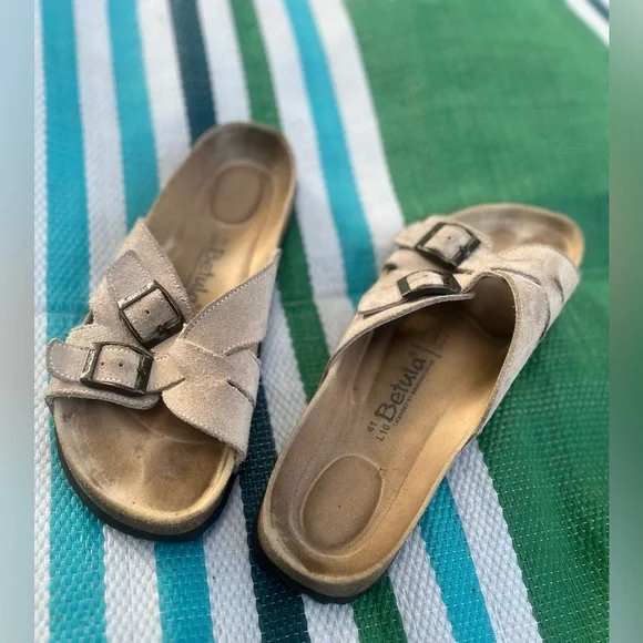 ๐โจHP๐โจ Birkenstock Betula Suede Two buckle Sandals - Light Tan - Picture 3 of 14